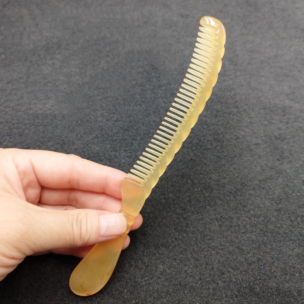 Brand New Premium Quality Ox Horn Bone Comb 100% Handmade - Picture 2 of 5